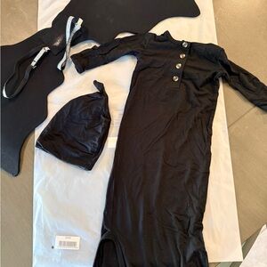 Black Kids Pajamas Nightgown